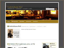 Tablet Screenshot of galeriehaus.com